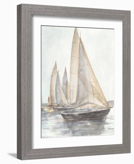 Plein Air Sailboats II-Ethan Harper-Framed Art Print