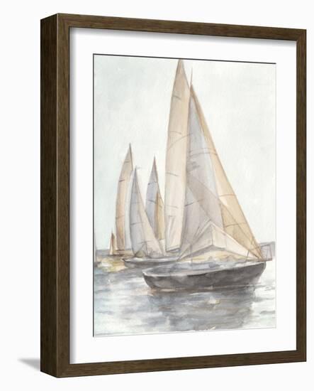 Plein Air Sailboats II-Ethan Harper-Framed Art Print