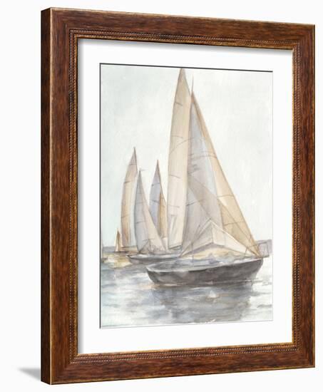 Plein Air Sailboats II-Ethan Harper-Framed Art Print