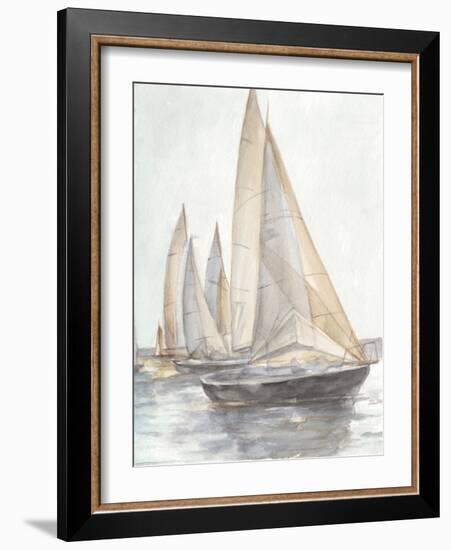 Plein Air Sailboats II-Ethan Harper-Framed Art Print