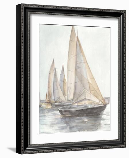 Plein Air Sailboats II-Ethan Harper-Framed Art Print