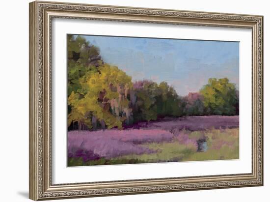 Plein Air Wild Lavender-Jill Schultz McGannon-Framed Art Print