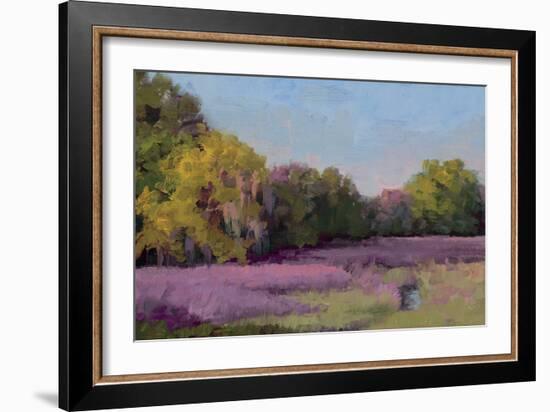 Plein Air Wild Lavender-Jill Schultz McGannon-Framed Art Print