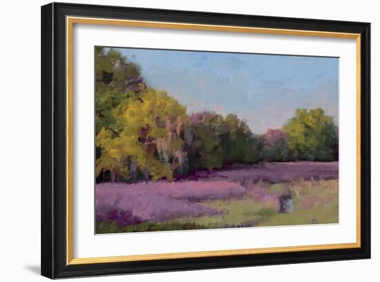 Plein Air Wild Lavender-Jill Schultz McGannon-Framed Art Print