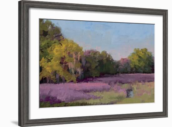 Plein Air Wild Lavender-Jill Schultz McGannon-Framed Premium Giclee Print