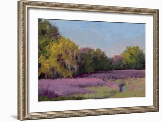 Plein Air Wild Lavender-Jill Schultz McGannon-Framed Premium Giclee Print