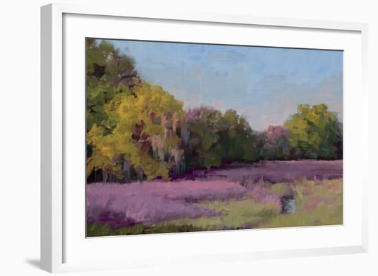 Plein Air Wild Lavender-Jill Schultz McGannon-Framed Premium Giclee Print