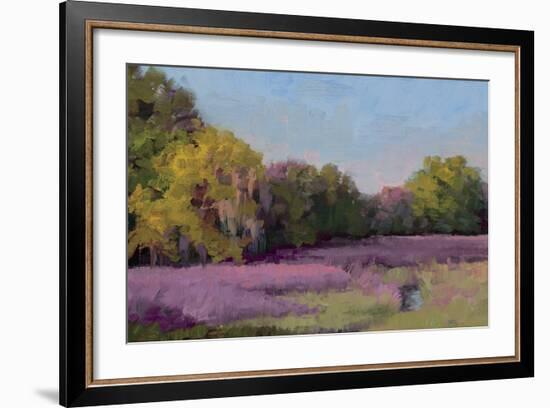 Plein Air Wild Lavender-Jill Schultz McGannon-Framed Premium Giclee Print