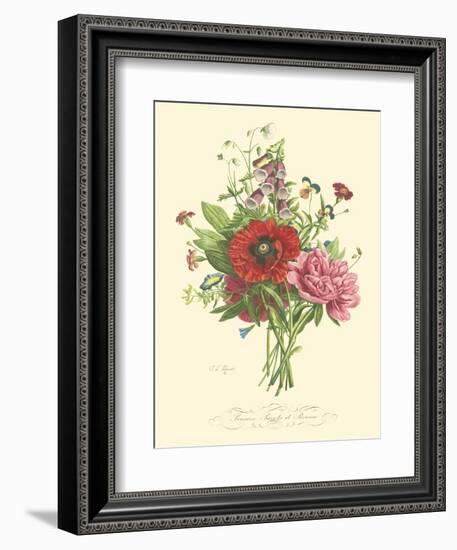 Plentiful Bouquet II-T.L. Prevost-Framed Premium Giclee Print