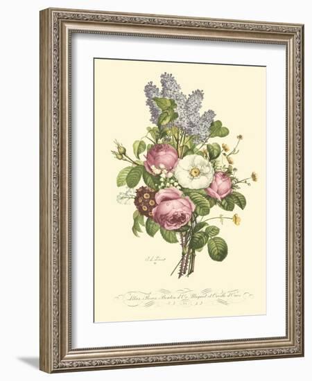 Plentiful Bouquet III-T.L. Prevost-Framed Art Print