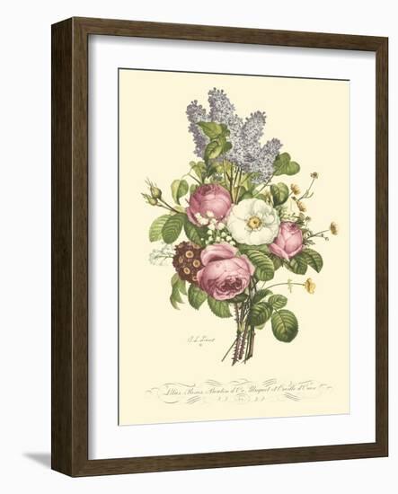 Plentiful Bouquet III-T.L. Prevost-Framed Art Print