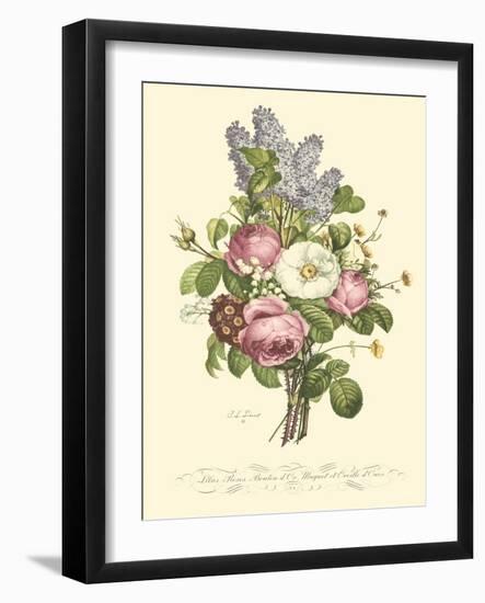 Plentiful Bouquet III-T.L. Prevost-Framed Art Print