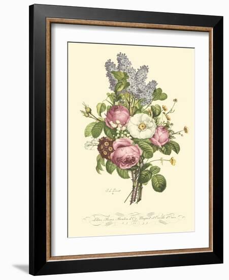 Plentiful Bouquet III-T.L. Prevost-Framed Art Print