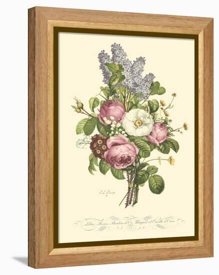 Plentiful Bouquet III-T.L. Prevost-Framed Stretched Canvas