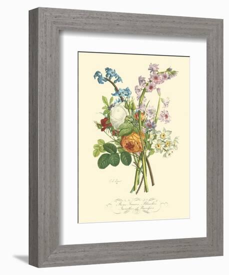 Plentiful Bouquet IV-T.L. Prevost-Framed Premium Giclee Print