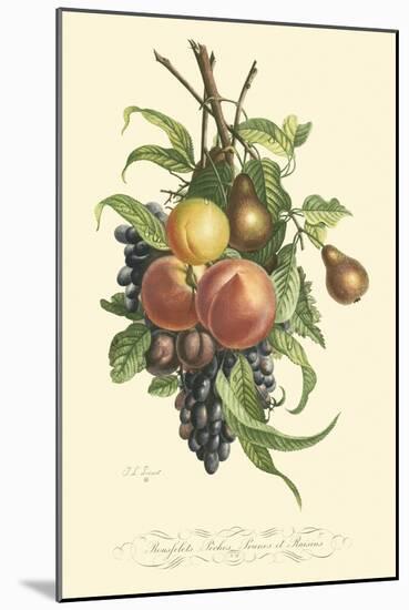 Plentiful Fruits I-Jean Louis Prevost-Mounted Art Print