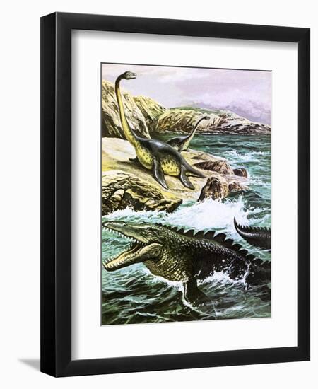 Plesiosaurus-Payne-Framed Giclee Print