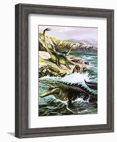 Plesiosaurus-Payne-Framed Premium Giclee Print