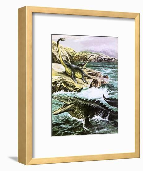 Plesiosaurus-Payne-Framed Premium Giclee Print