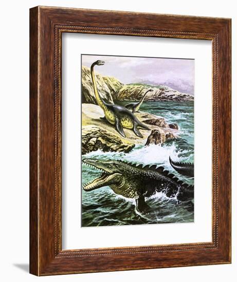 Plesiosaurus-Payne-Framed Premium Giclee Print