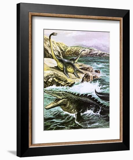 Plesiosaurus-Payne-Framed Premium Giclee Print