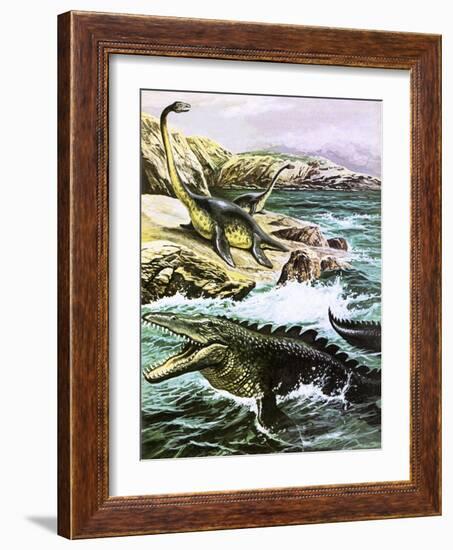 Plesiosaurus-Payne-Framed Giclee Print