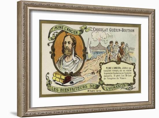 Pliny the Elder, Roman Author and Natural Philosopher-null-Framed Giclee Print