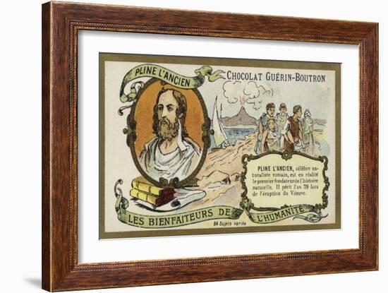 Pliny the Elder, Roman Author and Natural Philosopher-null-Framed Giclee Print