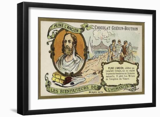 Pliny the Elder, Roman Author and Natural Philosopher-null-Framed Giclee Print