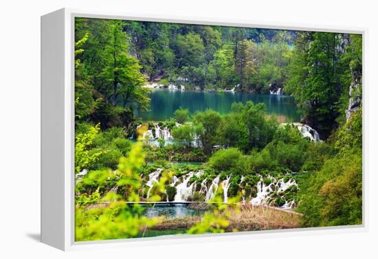 Plitvice Lakes National Park, Croatia-Lamarinx-Framed Premier Image Canvas