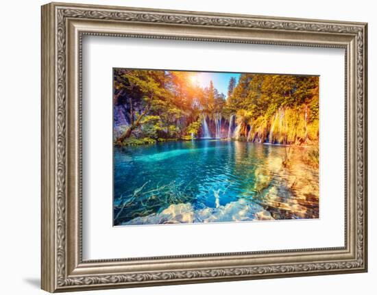 Plitvice Lakes Natl. Park Croatia-null-Framed Art Print