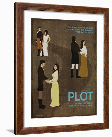 Plot (Pride And Prejudice) - Element of a Novel-Christopher Rice-Framed Art Print