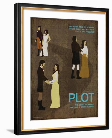 Plot (Pride And Prejudice) - Element of a Novel-Christopher Rice-Framed Art Print