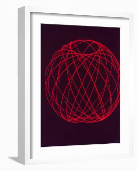 Plotting of Orbit of Sputnik I by Scientists at MIT-Dmitri Kessel-Framed Photographic Print