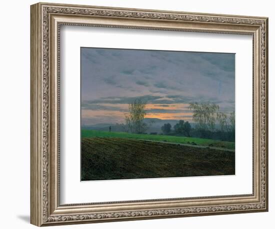 Ploughed Field, circa 1830-Caspar David Friedrich-Framed Giclee Print