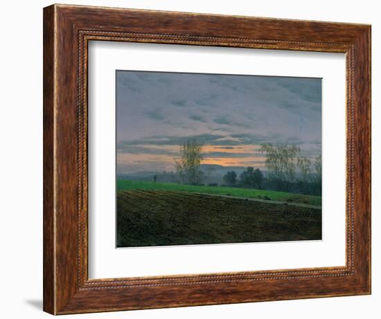 Ploughed Field, circa 1830-Caspar David Friedrich-Framed Giclee Print