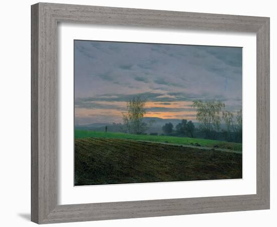 Ploughed Field, circa 1830-Caspar David Friedrich-Framed Giclee Print