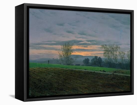 Ploughed Field, circa 1830-Caspar David Friedrich-Framed Premier Image Canvas