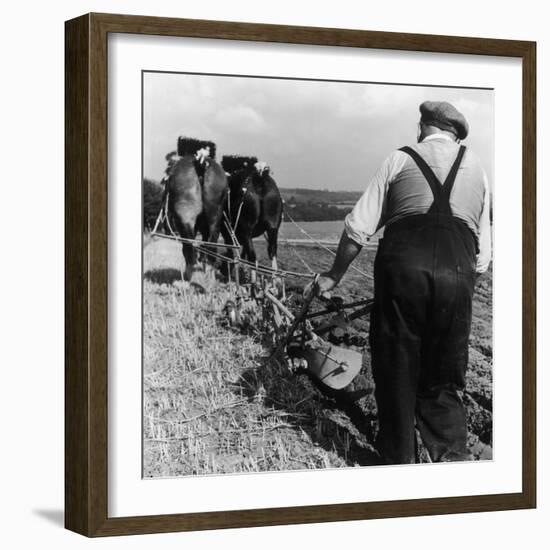 Ploughing Contest 1950s-Henry Grant-Framed Photographic Print