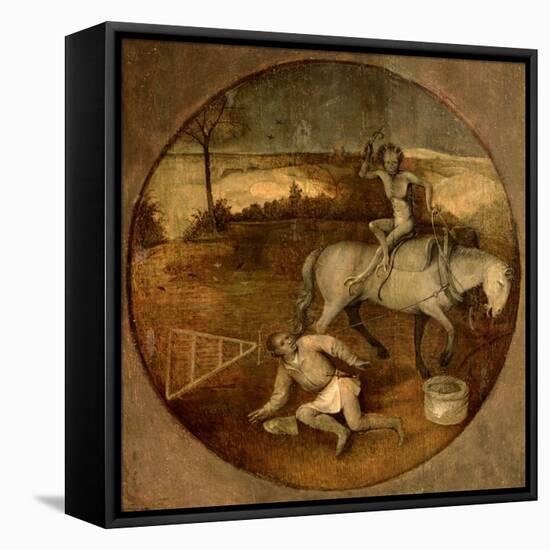 Ploughman Unhorsed by a Demon-Hieronymus Bosch-Framed Premier Image Canvas