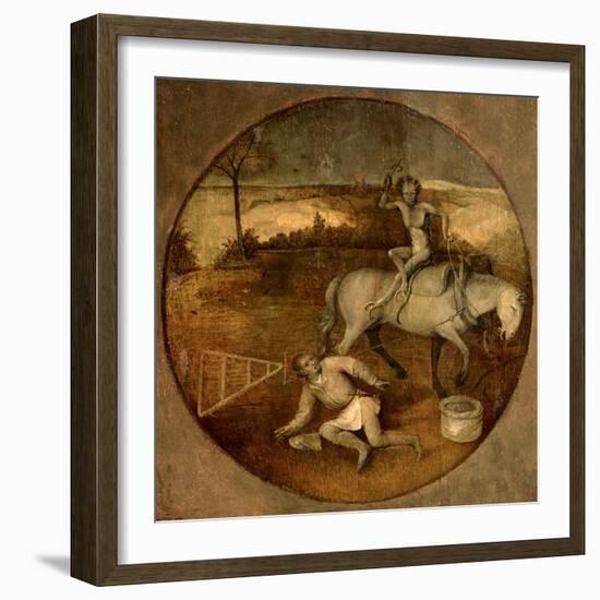 Ploughman Unhorsed by a Demon-Hieronymus Bosch-Framed Giclee Print