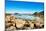 Ploumanach, Rocks and Bay Beach in Morning. Pink Granite Coast, Perros Guirec, Brittany, France-stevanzz-Mounted Photographic Print