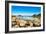 Ploumanach, Rocks and Bay Beach in Morning. Pink Granite Coast, Perros Guirec, Brittany, France-stevanzz-Framed Photographic Print