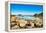 Ploumanach, Rocks and Bay Beach in Morning. Pink Granite Coast, Perros Guirec, Brittany, France-stevanzz-Framed Premier Image Canvas