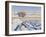 Plowed Field and Willows in Winter, Bear River Range, Cache Valley, Great Basin, Utah, USA-Scott T. Smith-Framed Photographic Print