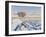 Plowed Field and Willows in Winter, Bear River Range, Cache Valley, Great Basin, Utah, USA-Scott T. Smith-Framed Photographic Print