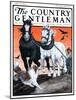 "Plowing the Field," Country Gentleman Cover, July 26, 1924-Paul Bransom-Mounted Giclee Print