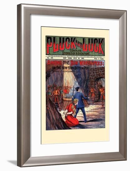 Pluck & Luck-Frank Tousey-Framed Art Print