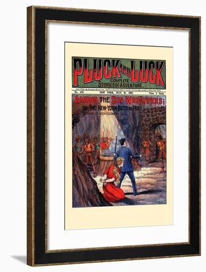 Pluck & Luck-Frank Tousey-Framed Art Print