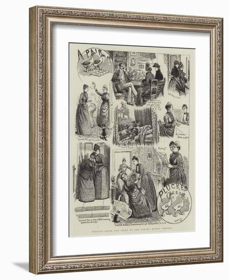 Plucked Geese, the Story of the Gobang Mining Company-William Ralston-Framed Giclee Print